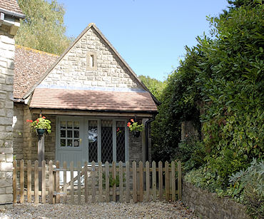 the exterior of Orchard Cottage